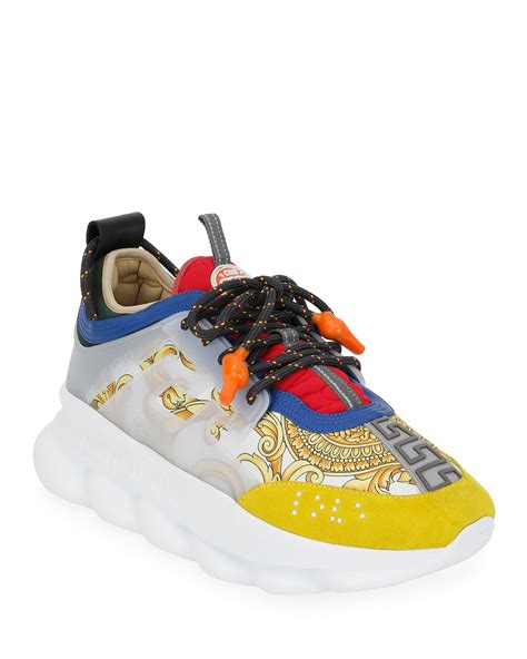 versace chain reaction red|versace chain reaction sneakers price.